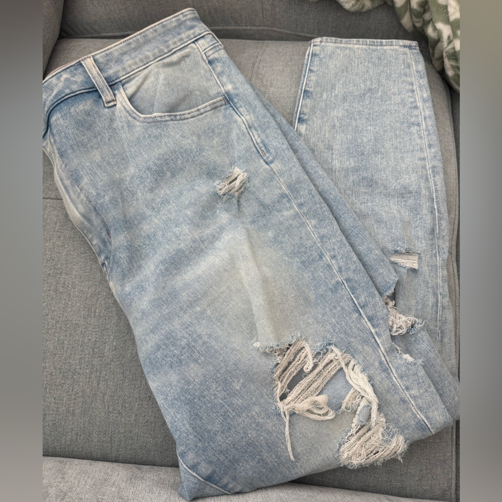 American Eagle skinny Super High Rise Light Blue Jeans
